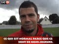 www.eag-tv.com 
apr�s le match nul 0-0, r�actions de jacques cadran et coco michel, les deux entra�neurs de la r�serve costarmoricaine. mais aussin les impressions des parisiens sammy traor�, pegguy luyindula, mateja kezman, et l'ancien guingampais, fabrice pancrate.