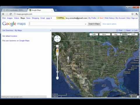 how to locate gps coordinates on google maps