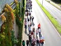Aspe Demo gegen das Verschwinden der Schule