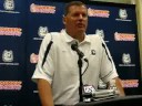 Randy Edsall on defensive line after Hofstra