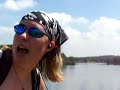 Tramping around Lake Macbride.