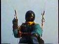 Paragliding winter evening (camera pole)