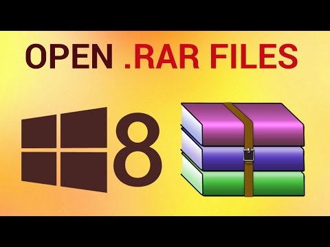 how to open rar