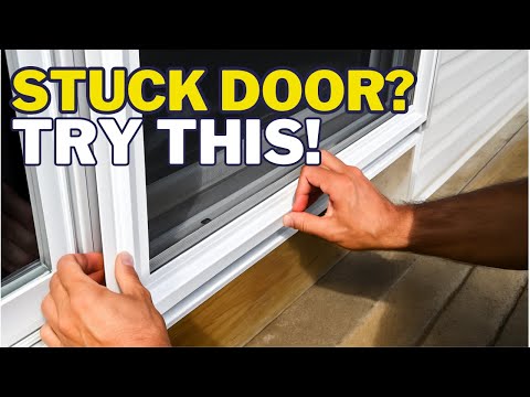 how to fix a door screen