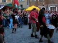 The music performance at Po Farze place in Lublin