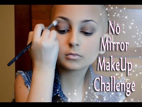 No Mirror MakeUp Challenge!!