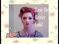 Vintage Hair Tutorial pinup bandana updo "Rosie the Riveter" by CHERRY DOLLFACE - YouTube