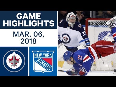 Video: NHL Game Highlights | Jets vs. Rangers - Mar. 06, 2018