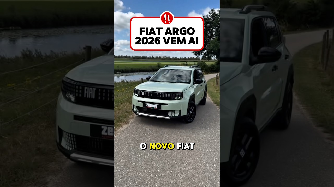 FIAT ARGO 2027 VEM AI 🔥🚨