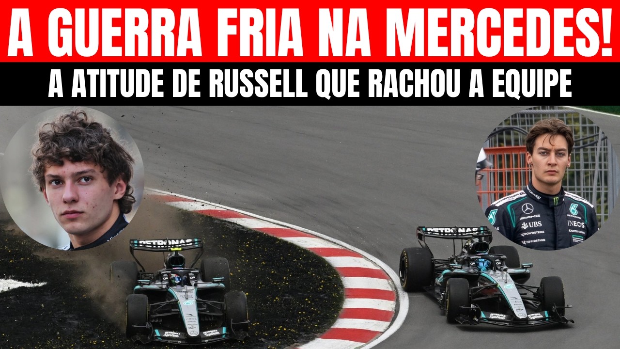 George Russell vs Kimi Antonelli: A Guerra na Mercedes explodiu?