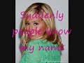 \"Suddenly\" Ashley Tisdale, with lyrics