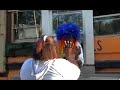 MS PEACHEZ SELLING WIGGS OFF HER GETTO BAR B Q BUS