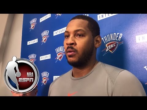 Video: Carmelo Anthony on the Thunder buying in on the defensive end | NBA on ESPN