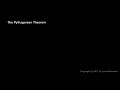 Physical Science 2.4b - The Pythagorean Theorem