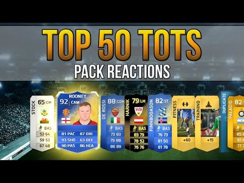 FIFA 14 - TOP 50 Crazy TOTS Live Pack Reactions - Insane Pack Luck!!!