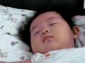 Smiling Wylene while SLEEPING!  (just watch 1st few seconds) 9/23/08