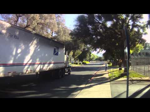 how to drive a usps truck