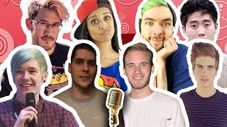 8 YOUTUBERS SINGING 1 SONG!! CLOSER X SHAPE OF YOU