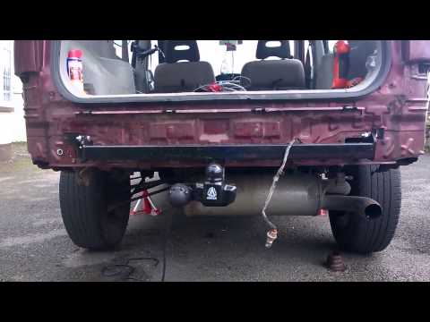 DIY How to install a towbar on a Nissan Xtrail T30