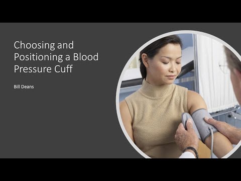 how to apply bp cuff