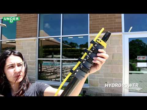 Youtube External Video The Unger HydroPower pure water cleaning systems are designed to be the perfect fit for professional window cleaners that demand the best for their window washing services.