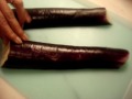 Eggplant with red sauce and pinenuts Eggplant with red sauce and pinenuts