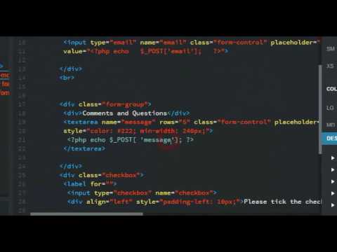 Bootstap Studio and PHP