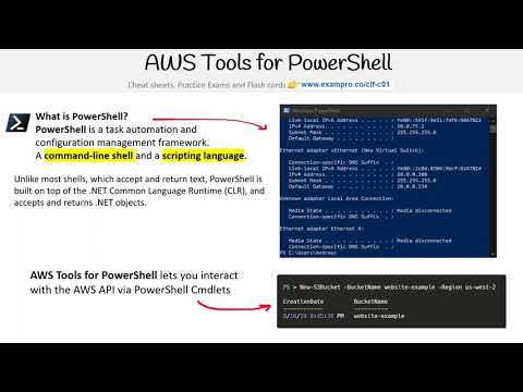 CLF-C01 — AWS Tools for PowerShell