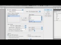 InDesign Table of Co