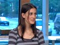 high school senior kate stoeckle and her father, dr. marc stoeckle, discuss their freelance science project which revealed that some restaurants where serving sushi under false labels.
