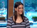 high school senior kate stoeckle and her father, dr. marc stoeckle, discuss their freelance science project which revealed that some restaurants where serving sushi under false labels.