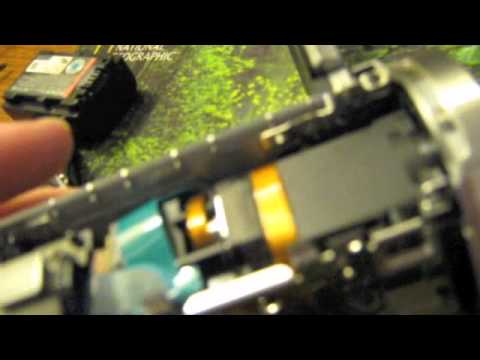 Sony HandyCam DCR-SR68 Teardown and Repair (after drop)
