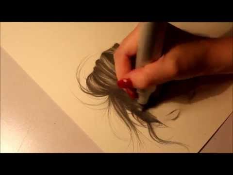 how to draw black hair