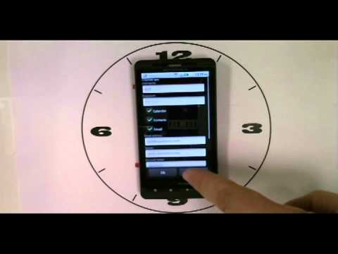 how to sync my droid x with facebook