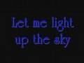 Yellowcard - Light up the sky (lyrics)