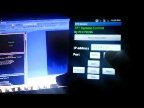 how to control ppt using android mobile