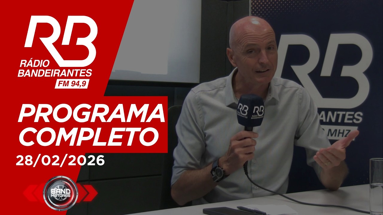 Band Motores na Rádio Bandeirantes | 28/02/2026