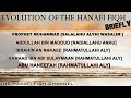 Many people will little knowledge give the perception that Imam Abu Haneefah came out of no where, and people following his interpretation of the Quran and Sunnah are in error. This can easily be refuted by Ibn Abidin's statement, he gives the analogy of the evolution of the Hanafi fiqh as bread, he says: 