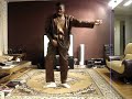 It's a stupid video.  that's not my real voice. Rest in peace, Michael Jackson. Only in my socks, I can try your stuff...