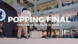 Timothy vs Jackson Boogie J – Seacon Street Int’l Challenge 2018 Popping Final