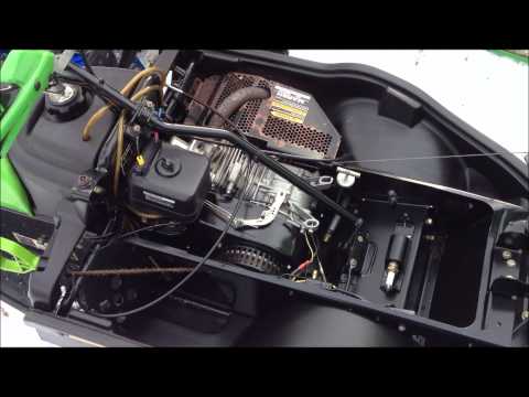 how to change oil on a mini z snowmobile