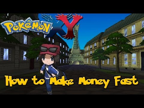 how to make quick money in pokemon x