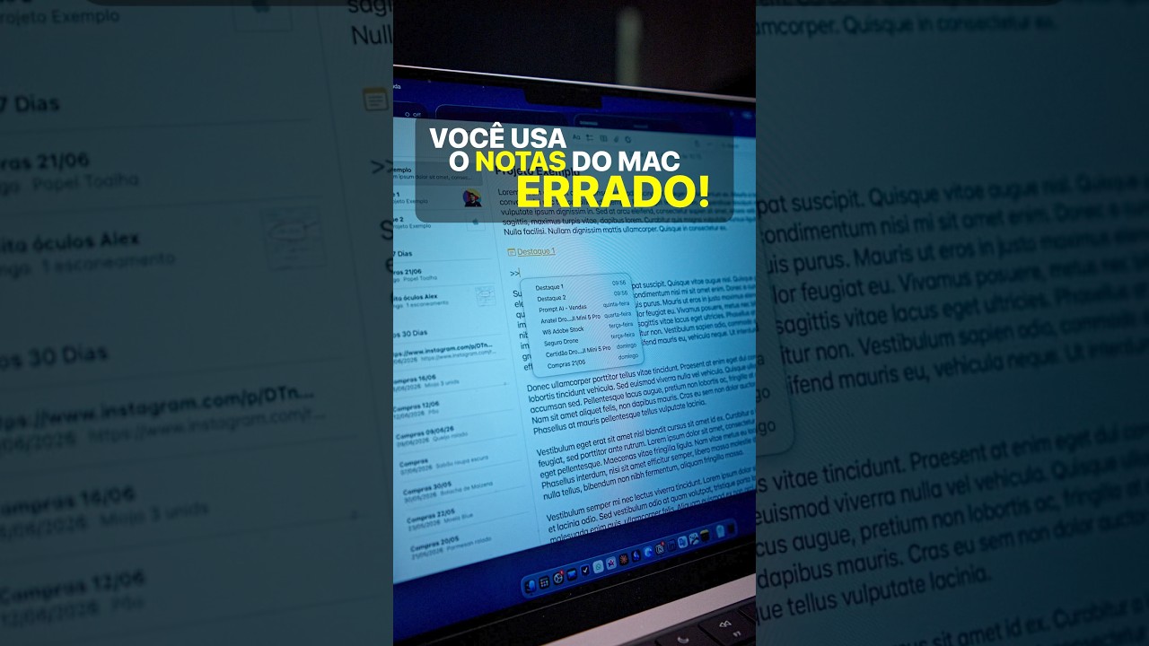 Dá pra LIGAR uma NOTA na outra no Mac (e quase ninguém sabe)