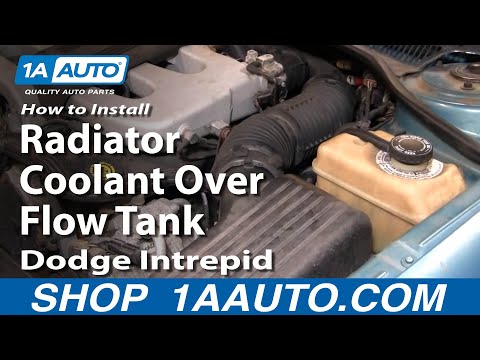 How To Install replace Radiator Coolant Over Flow Tank Dodge Intrepid 93-97 1AAuto.com