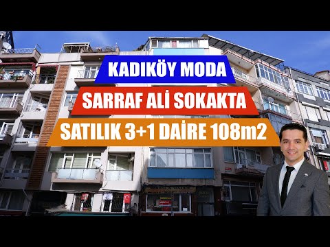 Kadıköy Moda Sarraf Ali Sokakta Satılık 3+1 Daire 108 m