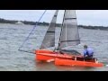 Weta trimaran under sail