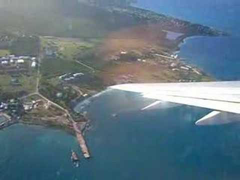 My flight out of antigua