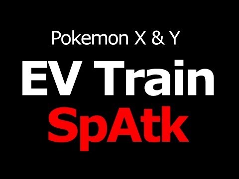 how to train ev pokemon x
