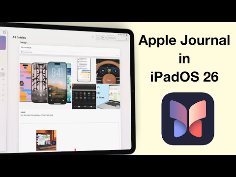 Apple Journal in iPadOS 26