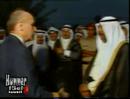 الشيخ سعد مع كابتن طائرةالجابرية العراقي صبحي نعيم 1988